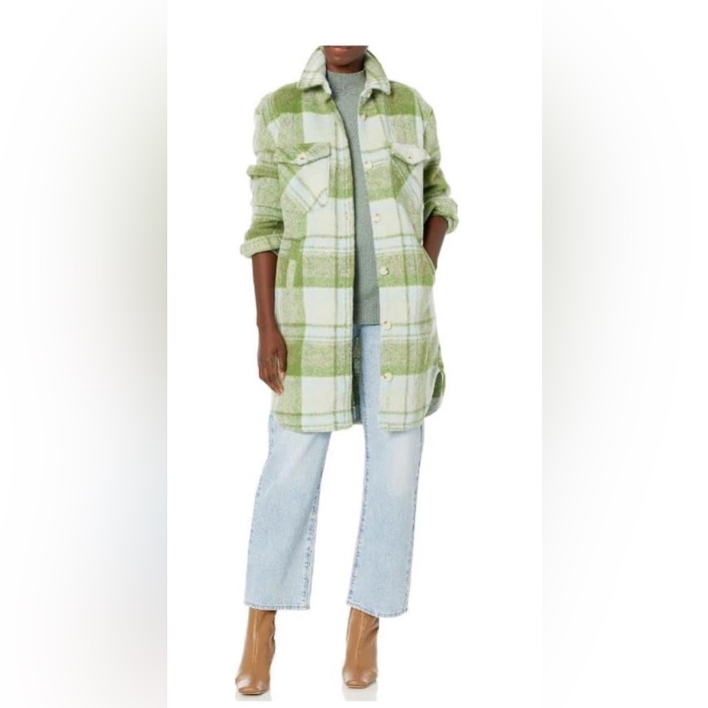 BlankNYC Plaid Green Women's Jacket